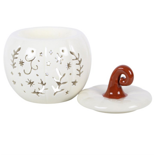 Cream Pumpkin Oil Burner and Wax Warmer Cream Pumpkin Oil Burner and Wax Warmer