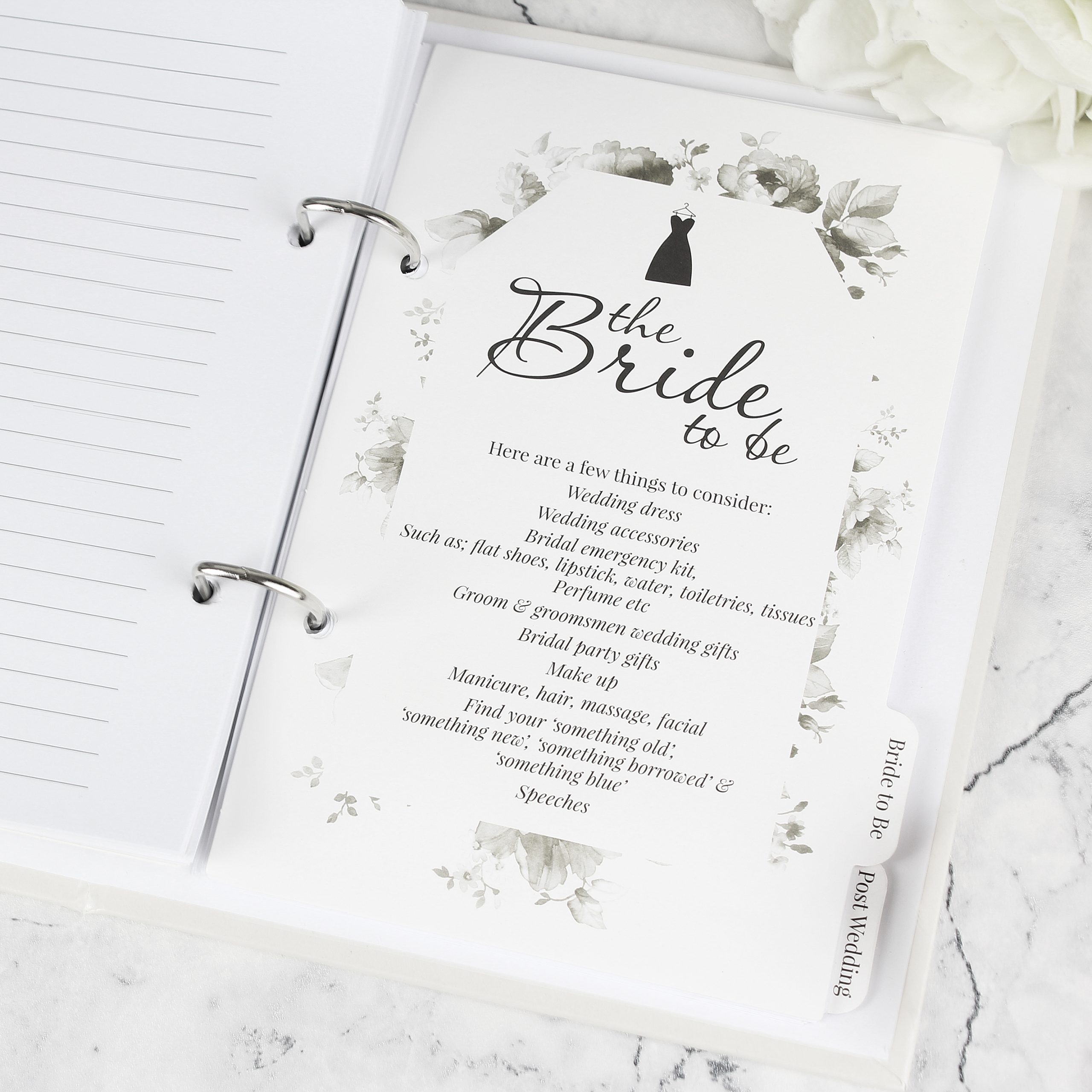 Personalised Autumnal Wedding Planner